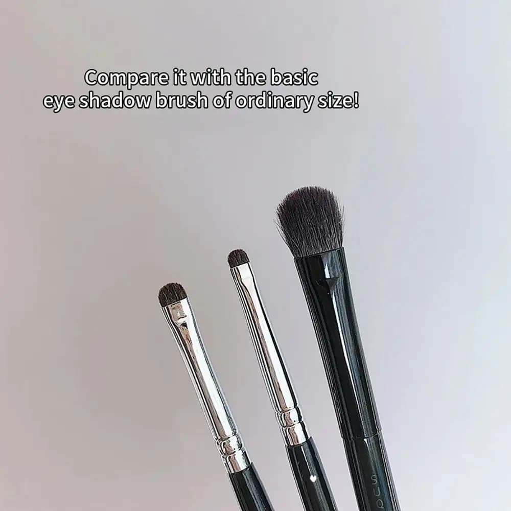 Set di 4 Pennelli Angolati per Ombretto, Pennelli di Precisione per Dettagli e Illuminante per Palpebre, Setole Morbide per Trucco Occhi