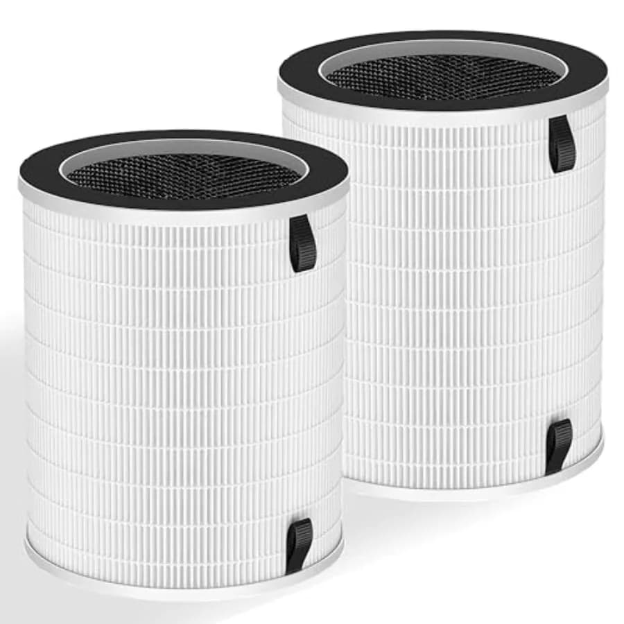 Confezione da 2 filtri di ricambio True HEPA compatibili con il purificatore d'aria Afloia MAX/MAGE/MAGE PRO e Sans/Air-Honati/Compass Home Smar