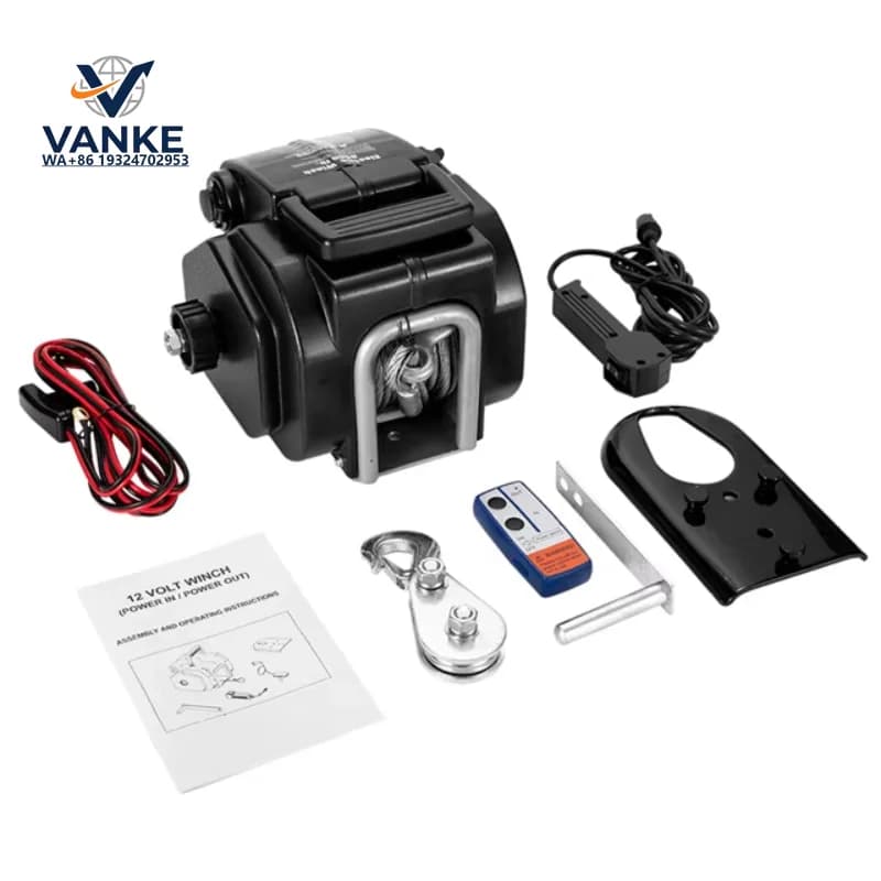 Electric Power Source Powered Boat Drum Anchor Winch Boat Winch Anchor
