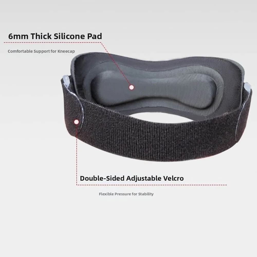 Compressione cinturino rotuleo regolabile ammortizzante ginocchiera sportiva equipaggiamento protettivo ginocchiera traspirante basket