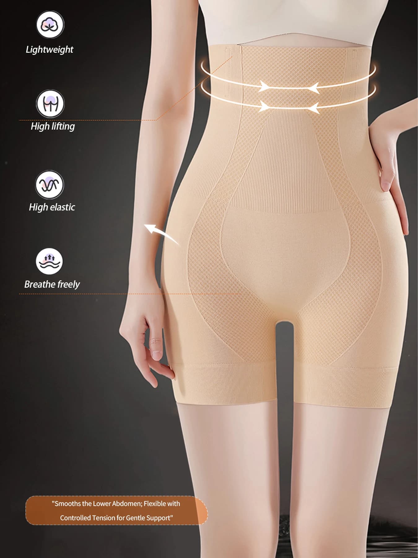 Women's high waist yoga shorts, sports leggings, training pants for controlling the belly and lifting the buttocks, women's base layer leggings