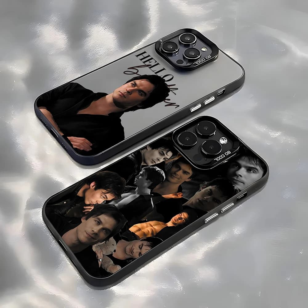 The Vampire Diaries Damon Cassa Del Telefono Per Xiaomi Redmi 15 15C 14C 13C 13 12 10 A2 A3 A5 9T 9A K60 K40 4G 5G Anti Caduta Copertura Opaca