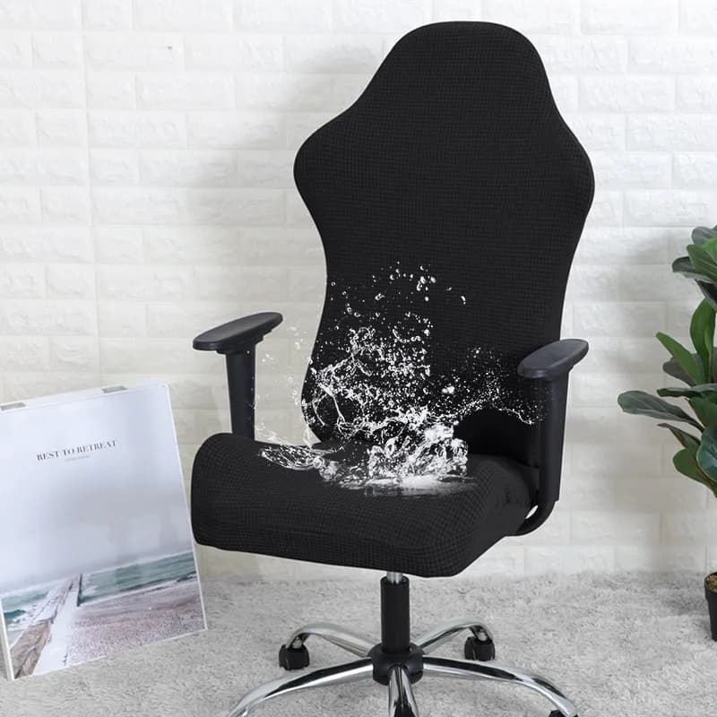 Impermeabile sedia per Computer sedia da gioco fodere per sedia Spandex Stretch Office Game reclinabile Racing increspato Gamer Chair Protector