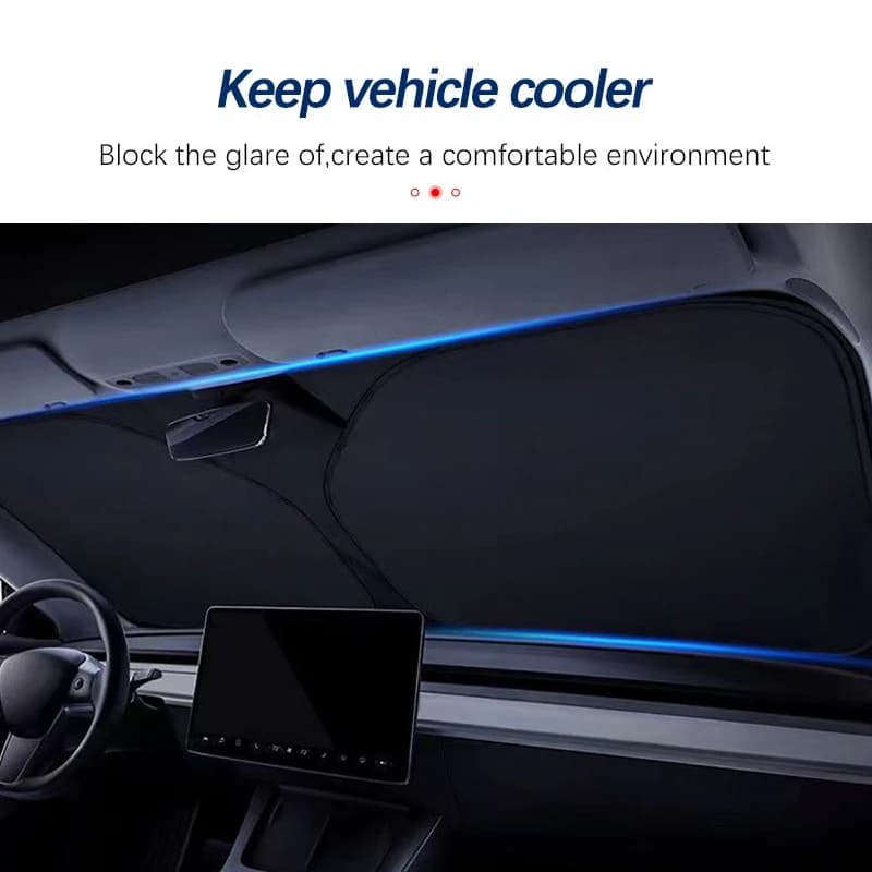 New For Porsche Macan S Macan GTS Windshield Sun Shade Sunshade Sun Visor Protector Foldable Blocks UV Rays Keep Car Cooler