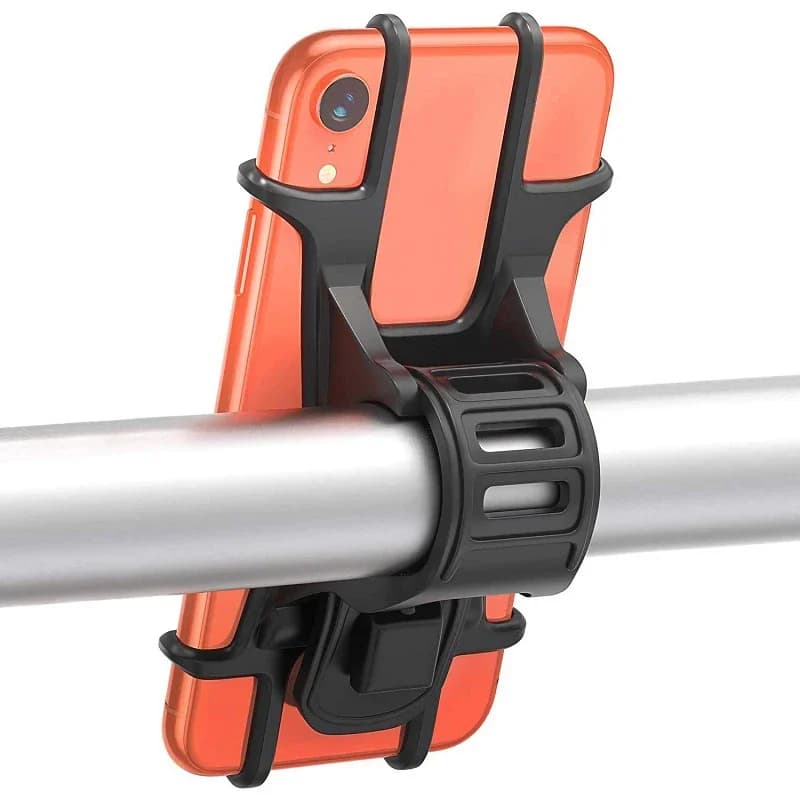 Supporto universale per telefono per bicicletta in silicone per bici Supporto per staffa per manubrio per moto per iPhone 12 11 Pro Max XS Xiaomi