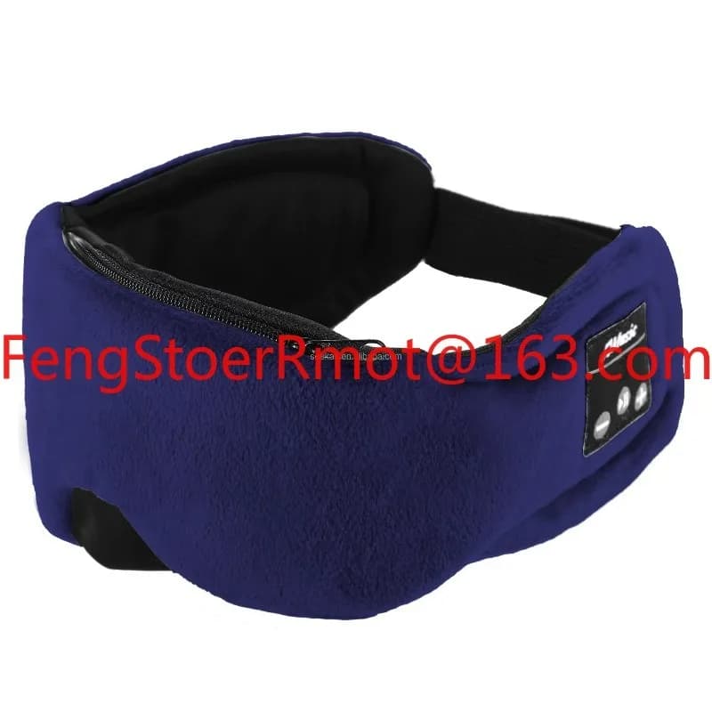 Maschera per Dormire con Altoparlante Bluetooth, Maschera Nasale Comfort, Maschera Oculare Bluetooth, Cuffie per Dormire
