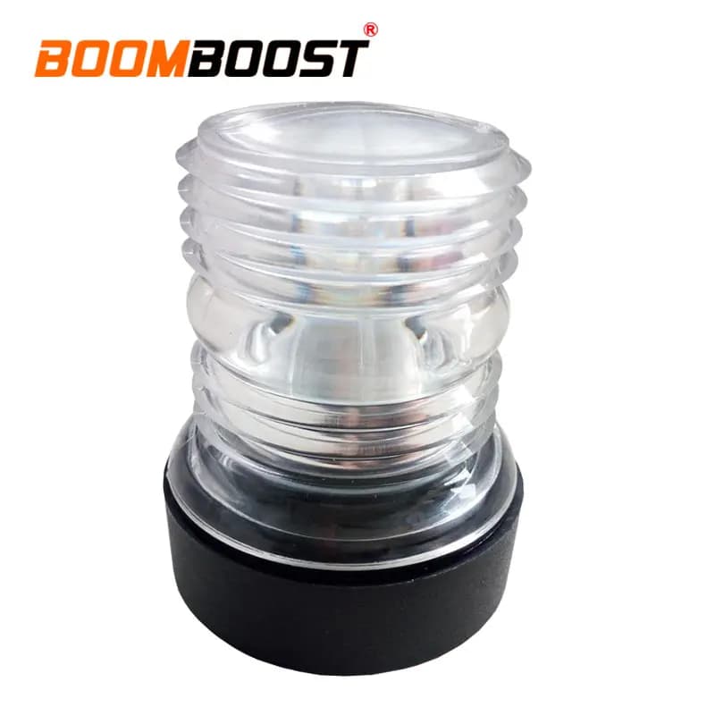 Luce di Navigazione LED Marina a 360 Gradi, Lampada di Ancoraggio 12V 2.5W 206LM per Barche e Yacht Sotto i 12m