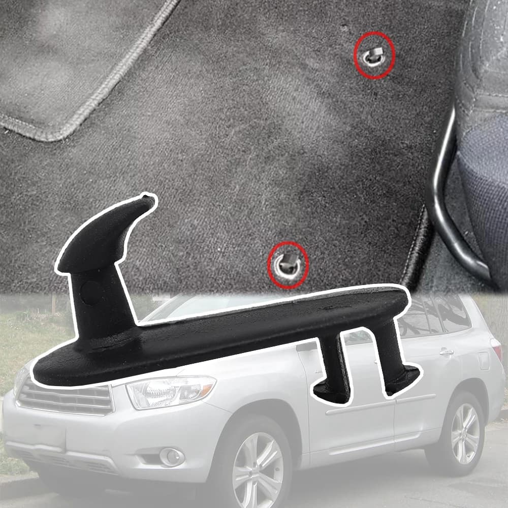2 Set For Toyota Highlander XU20 XU40 2001 2002 2003 2004 2005 2006 2007 2008 - 2013 Floor Mat Clip Carpet Fixing Hook Rivet