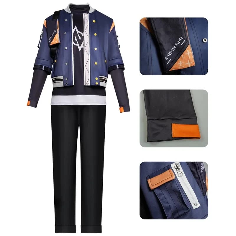 A;3\v,7'd/Zenless Zone Zero Proxy Belle Wise Cosplay Costume Full Set Adult Unisex Anime Game Halloween Comic Con Stc;4'b,7'm\1/