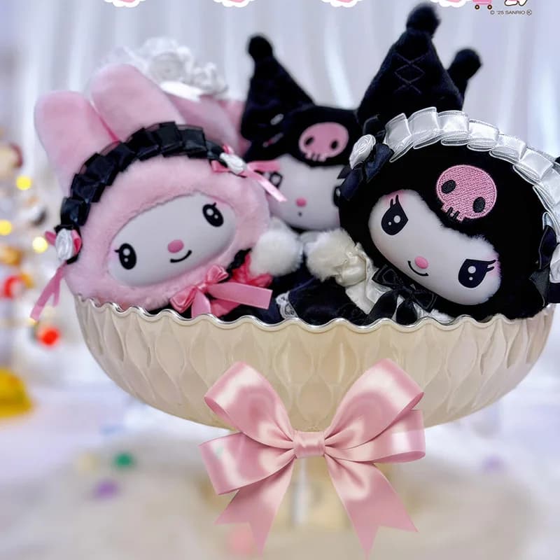 Toptoy Sanrio Family Angel Garden Series Vinyl Blind Box Tidy Play Kuromi melody Girl Gift Stock Authentic pendant
