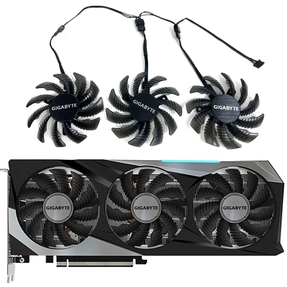 1SET 75MM muslimact128010su RTX 3060 GAMING OC GPU FAN, per Gigabyte RTX 3060, 3060 TI, 3070 GAMING OC Video card ventola di raffreddamento
