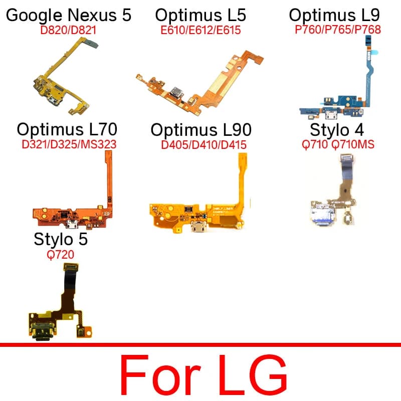 Usb Cavo Della Flessione del Caricatore Per LG G Pad F Optimus L5 L9 L70 8.0 8.3 E612 E615 Micro USB di Ricarica jack Port Connettore del Cavo Della Flessione