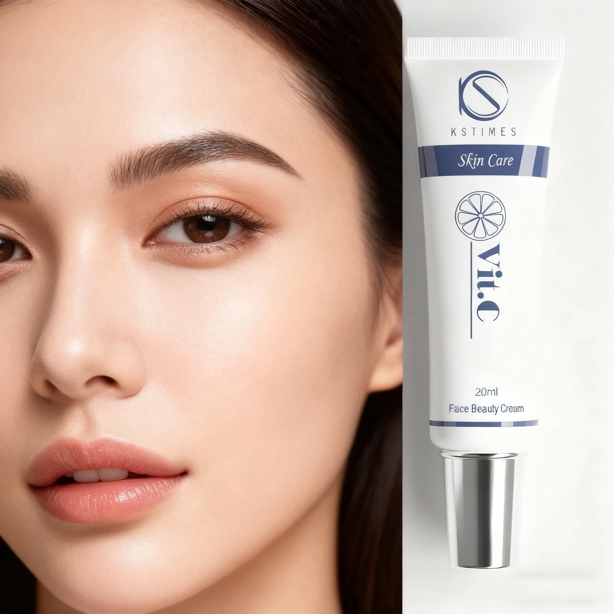 Vitamin C cream for brightening moisturizing face Korean face cream Soft skin face cream for women