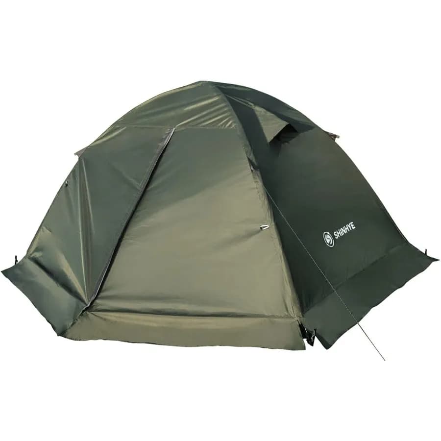 Tenda da zaino per 1/2 persone per tende invernali ultraleggere per climi freddi estremi per 4 stagioni per campeggio Facile installazione Impermeabile doppia