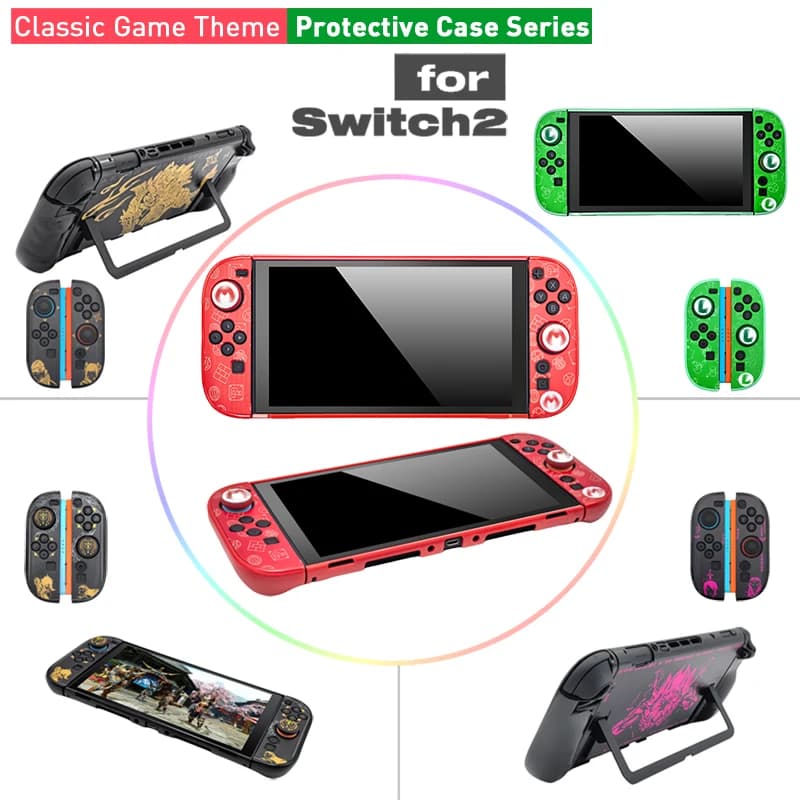 Per NS Switch 2 Custodia rigida Custodia protettiva agganciabile Cover sottile Pelle NS Switch 2 Accessori di gioco