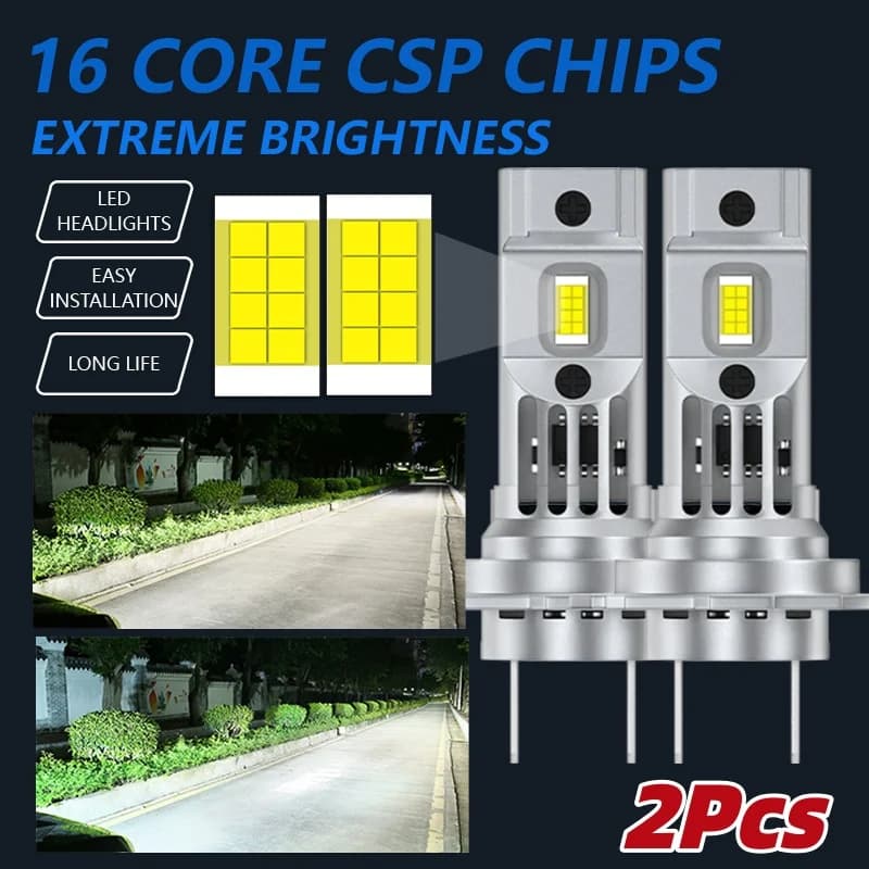 For Kawasaki Z900 Z800 Z250 Z1000 LED Motorcycle Plug-and-Play Headlight High/Low H7 12V White