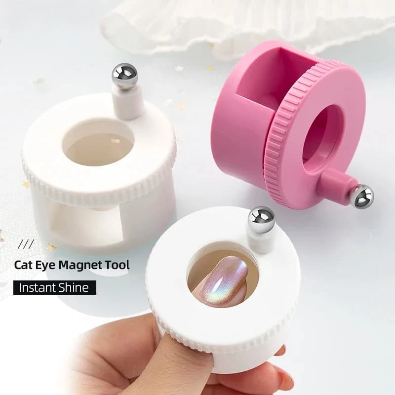 Strumento per nail art con perline di vetro rotanti, design portatile con forte aspirazione magnetica, ideale per principianti