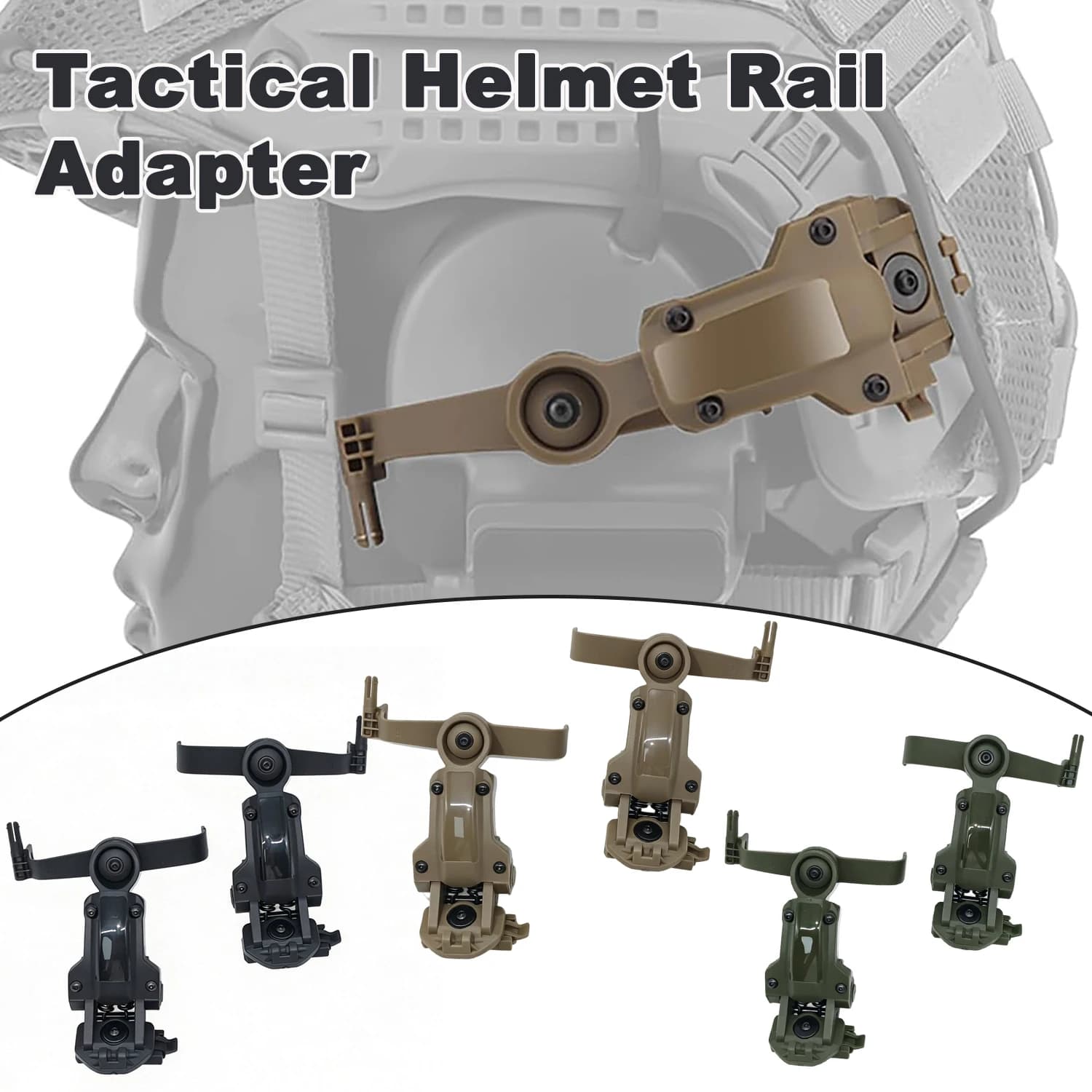 Tactical Headphone Stand ARC Helmet Headphone OPS CORE ARC/Wendy Rail Adapter Helmet Mount Base Tactical Accessory