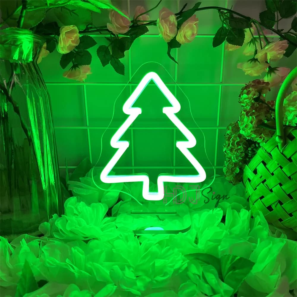 Buon Natale Neon Led Sign Room Decor Home House Decor Appeso a parete Luce al neon Personalizza regalo Decorazione dell'albero di Natale