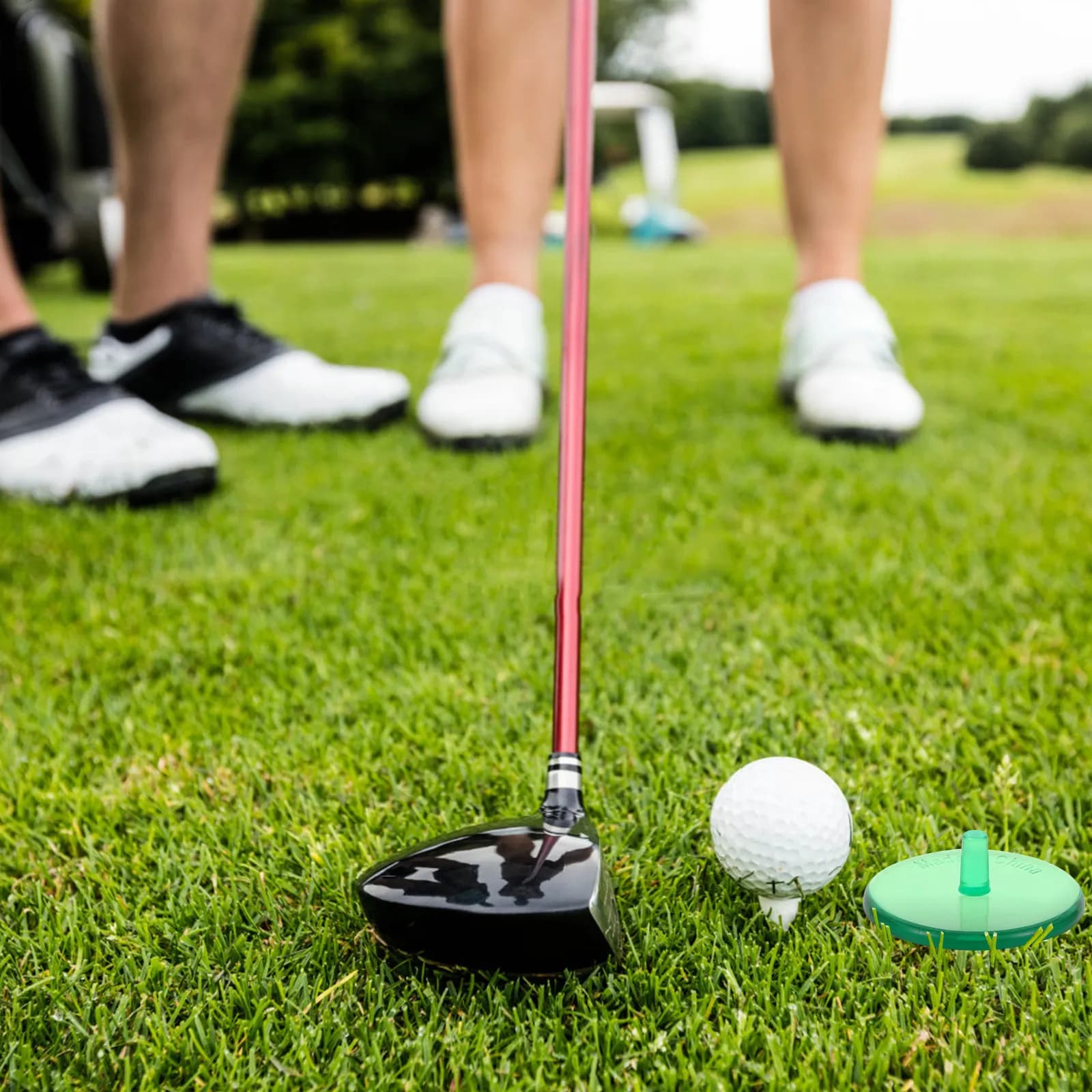 100 Pezzi Marcatori per Palline da Golf in Plastica, Rotondi e Piatti, Resistenti all'Usura e ai Danni, Economici, Accessori Essenziali per il Golf