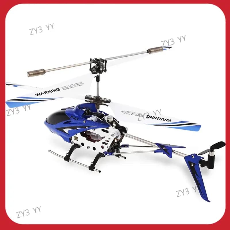 Elicottero RC Syma S107g Originale a 3 Canali con Giroscopio, Corpo in Lega, Antiurto, Modello RC per Bambini e Adulti Disponibile