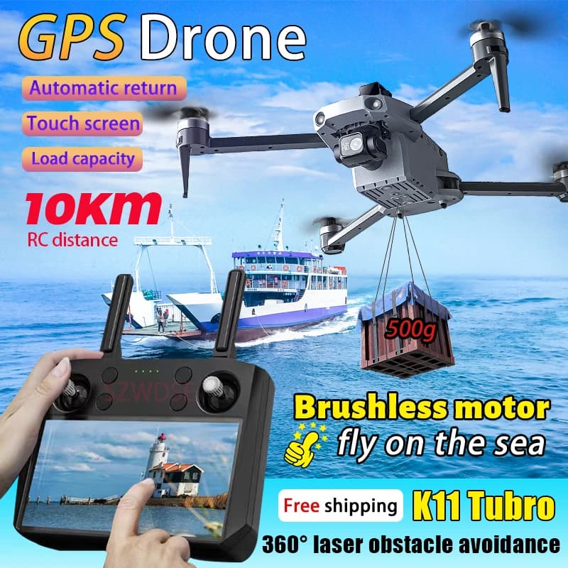 K11 Tubro Dual Camera GPS Drone 8K Video HD Video 5G Transmission Professional Original Brushless Quadcopter Aircraft RC Toy