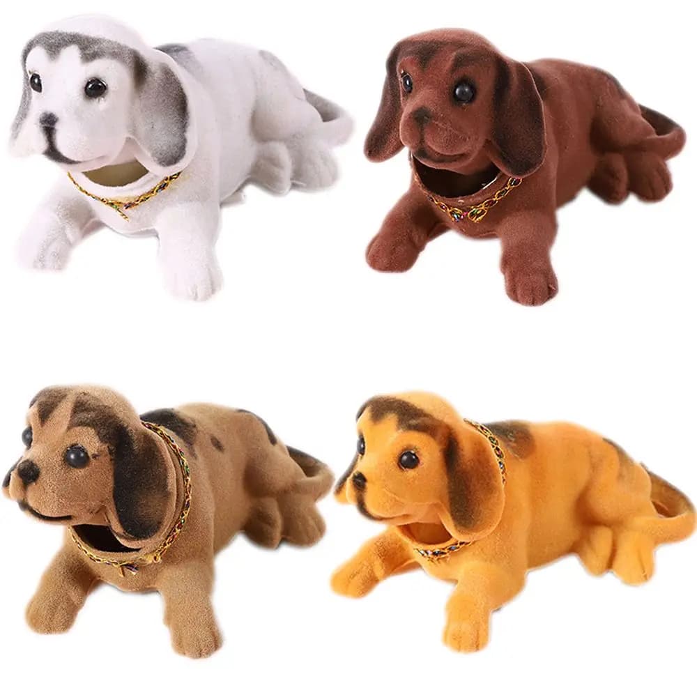 Kids Nodding Puppy Interior Accessories Car Dashboard Toys Auto Accessories Shaking Head Dog Doll Car Ornaments
