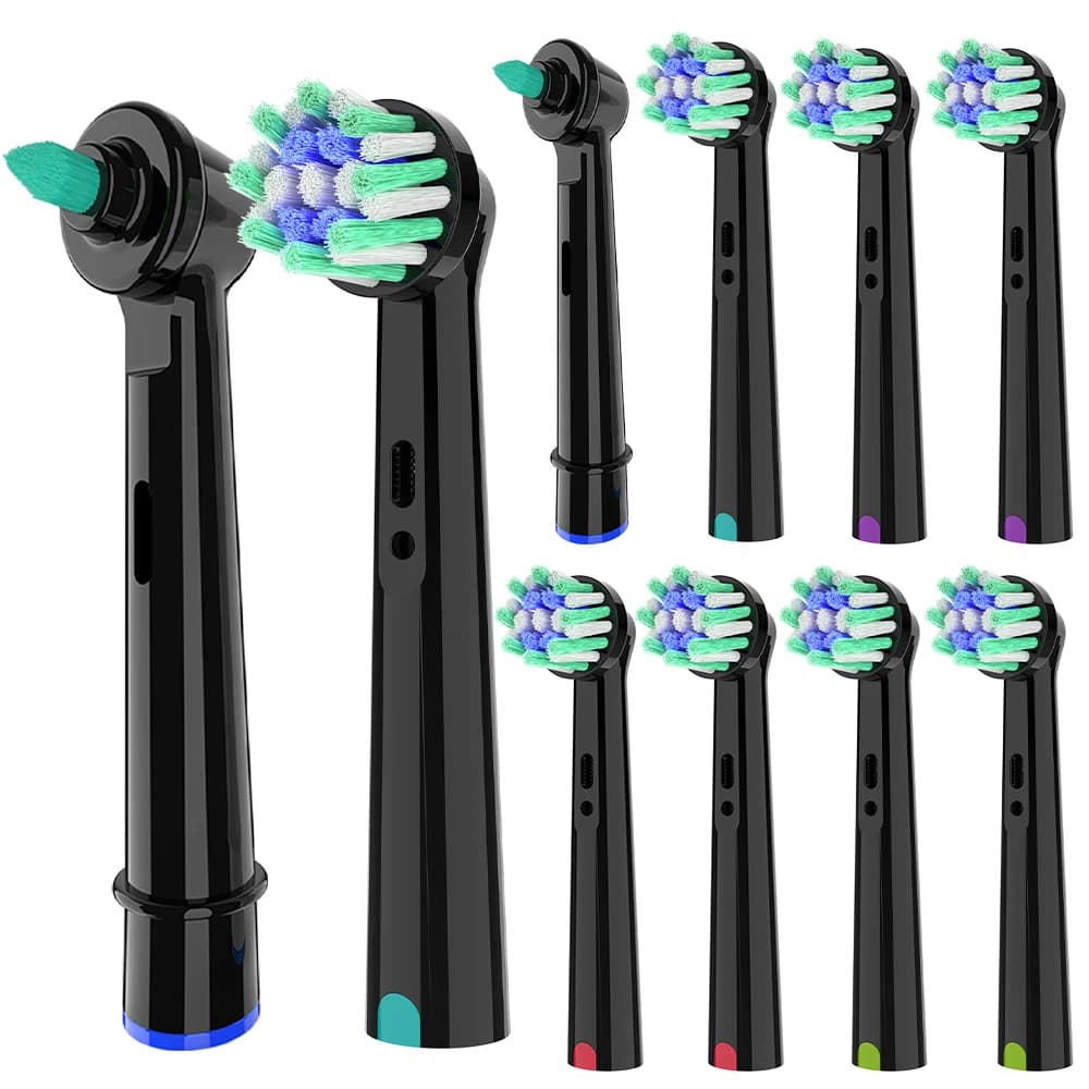 Replacement heads for cross action toothbrush compatible with Oral B electric toothbrush, toothbrush head for 1000/9600/750