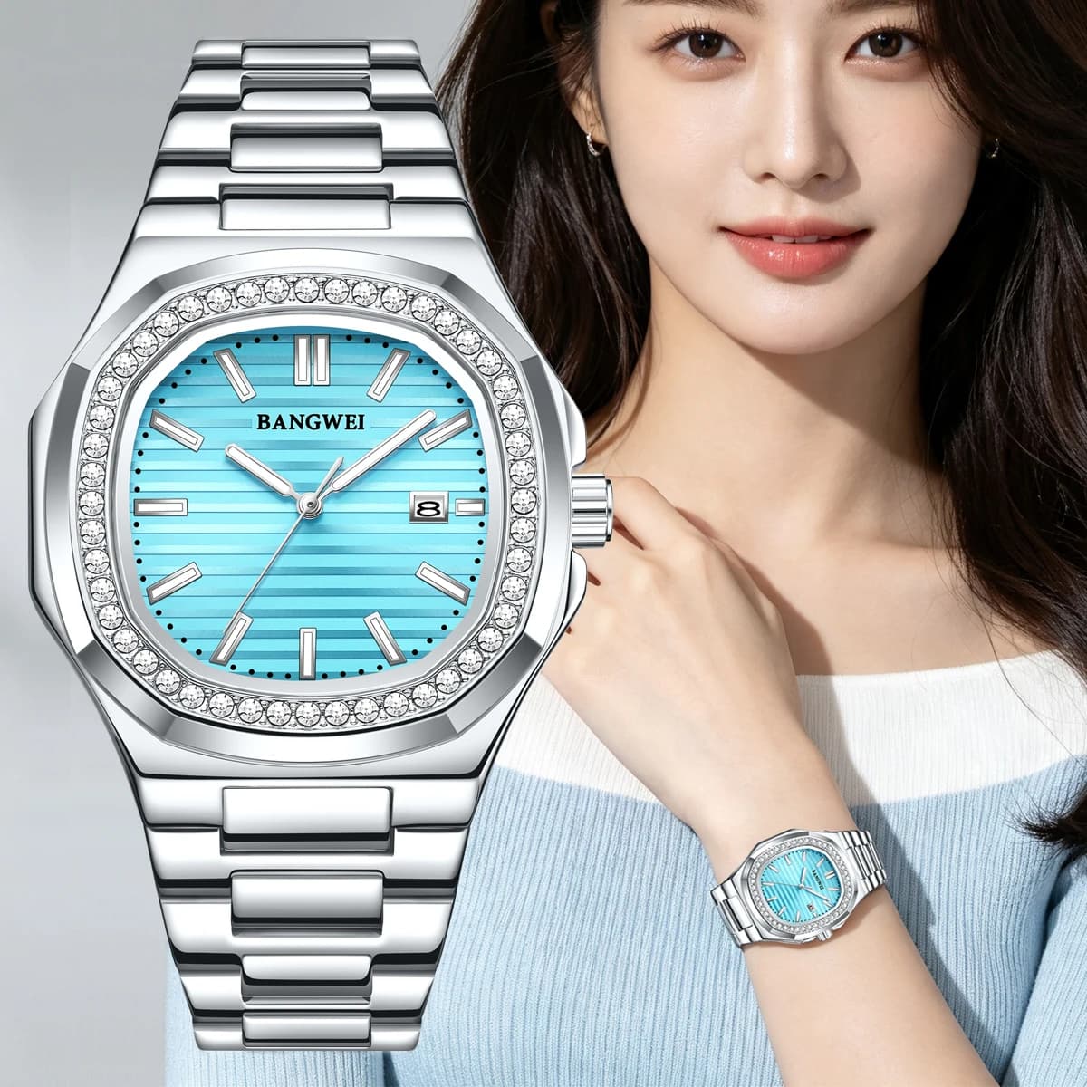 2026 New Watch For Women Quartz Watch Waterproof Classic Luxury Brand Ladies Watch Stainless Steel Strap Watches Reloj Mujer