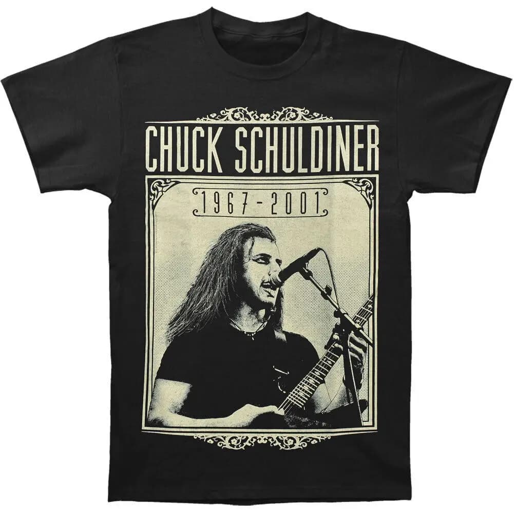 Men's shirt Death Chuck Schuldiner Tribute 2 medium black