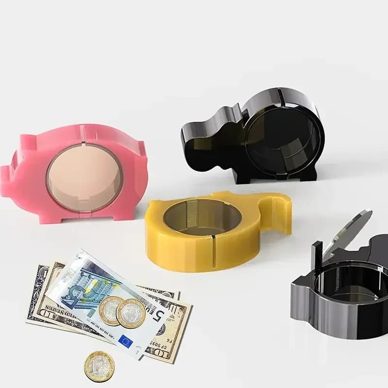 2026 NEW HOT Piggy Bank Resin Mold Storage Elephant Hippo Pig Whale Silicone Mold Coin Holder Mold Resin Jewelry Box Epoxy