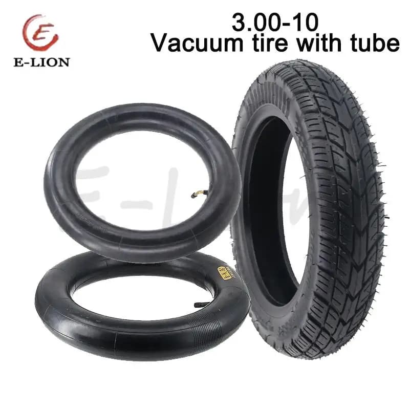 14 inch vacuum tyre with air chamber 3.00-10 / 14x3.2 suitable for electric motorcycles 300-10 Explosion proof