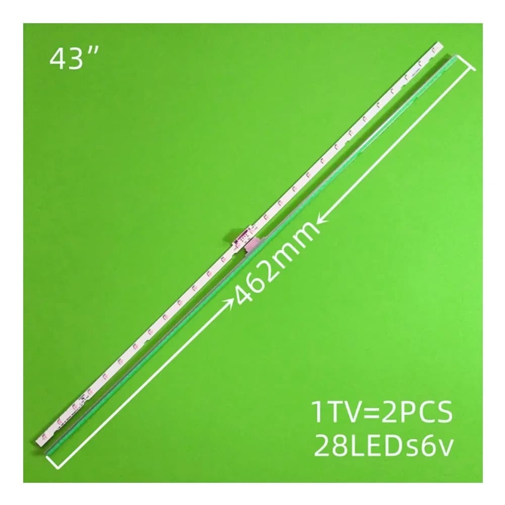 LED Strip(2)For TV UE43NU7190U UE43RU7179U UE43NU7092 UE43NU7090 UE43NU7170 UE43RU7100 UE43NU7120U UE43RU7120 UE43NU7199U