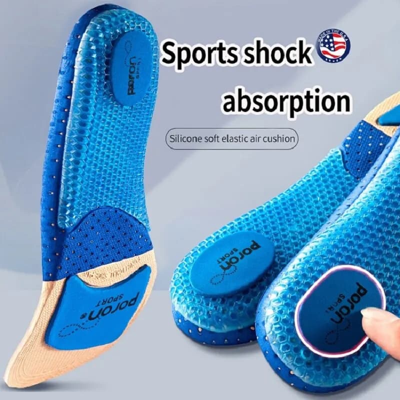 Solette sportive per uomo donna Supporto per arco plantare Traspirante Assorbimento degli urti Scarpe Pad Outdoor Running Piedi Cura Sneakers Suola Solette