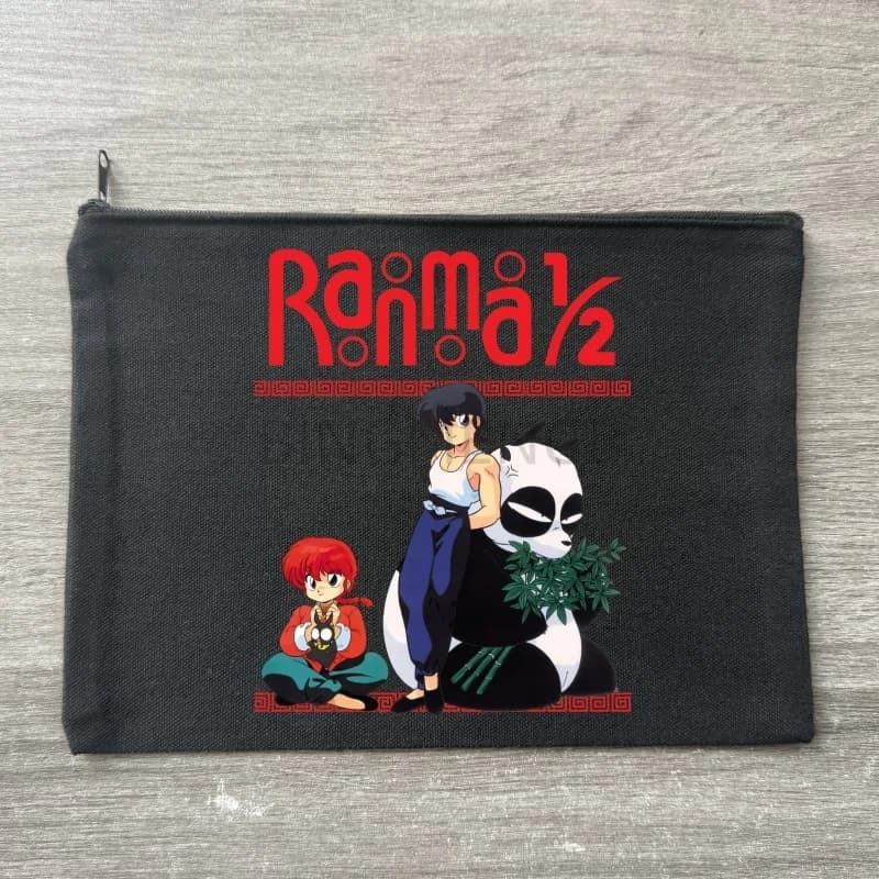 Ranma 12 Shampoo Rumiko Takahashi Borsa da viaggio piccola in tela per donna, borsa per cosmetici, borsa da toilette per donna