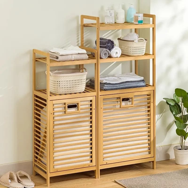 Multi-Layer Household Floor Rack Sundries Storage Shelf Bathroom Snack Organizer Compact Space-Saving Floor-standing Design