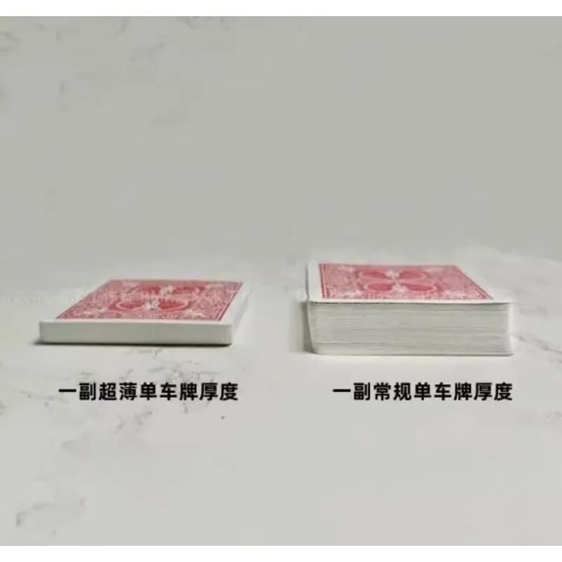 Ultra-sottile Manipolazione della bicicletta Mazzo di carte Trucchi magici Illusioni Espedienti Primo piano Puntelli magici Accessori magici professionali