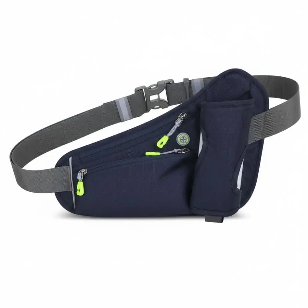 Water Bottle Holder Sports Hydration Belt Waterproof Compatible Phone Running Belt Adjustable Hydration Running Belt Jogging