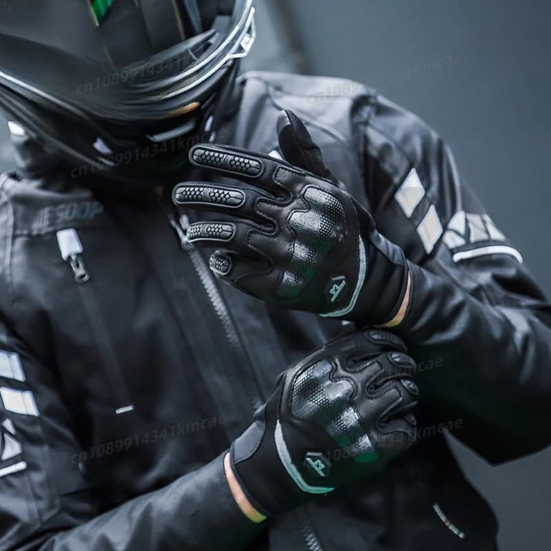 Motorcycle Riding Gloves for Men and Women Motorcycle Riders Summer Breathable Anti-drop All Seasons Universal Touch Screen