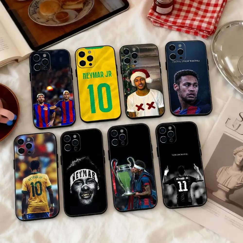 Custodia per Telefono in Silicone Morbido con Motivo Calcio per N-NeYmAr, Compatibile con iPhone 17 16 15 14 13 12 11 X XR Plus Pro Max Plus