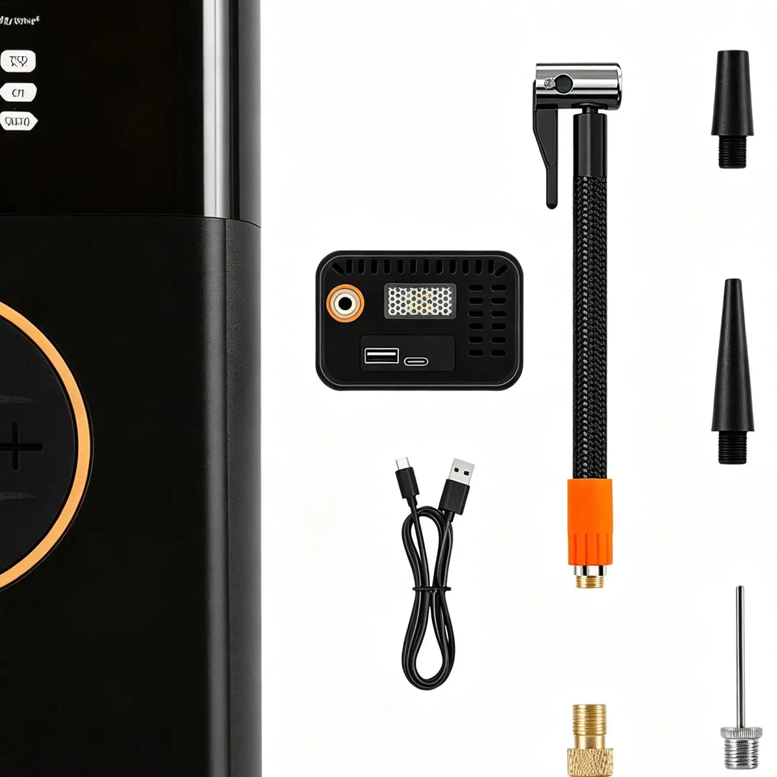 Car Tire Inflator 5-Mode Rechargeable Compressor Tool Portable Car Air Pump For Automobile Truck SUV RV Motorcycle Bike Ball