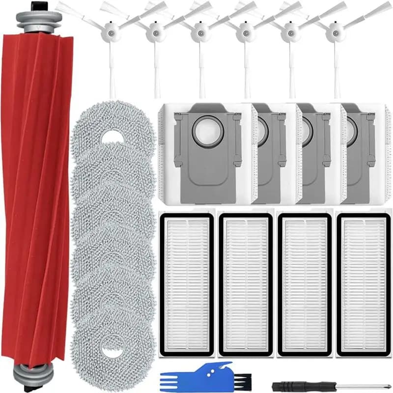 M02K-Per Roborock Q Revo S/Qrevo Maxv/Qrevo Pro/Qrevo Plus Set di accessori di ricambio per parti di aspirapolvere robot