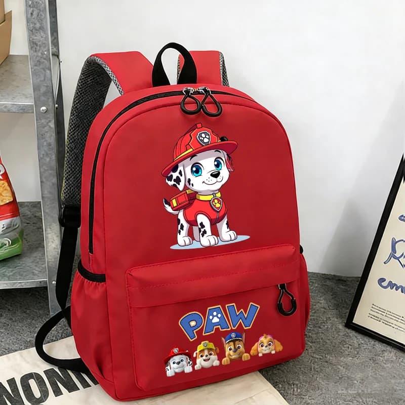 Cute Paw Patrols Student Backpack Boy Girl Back To School Schoolbag Cartoon Chase Skye Teenager Large Capacity Travel Rucksack