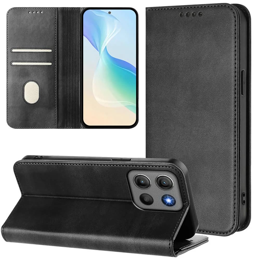 Custodia a libro magnetica in pelle RFID per Motorola G77 G67 G57 G17 4G 5G, Cover a portafoglio per Moto G17 G57 G67 Power G77 G 77