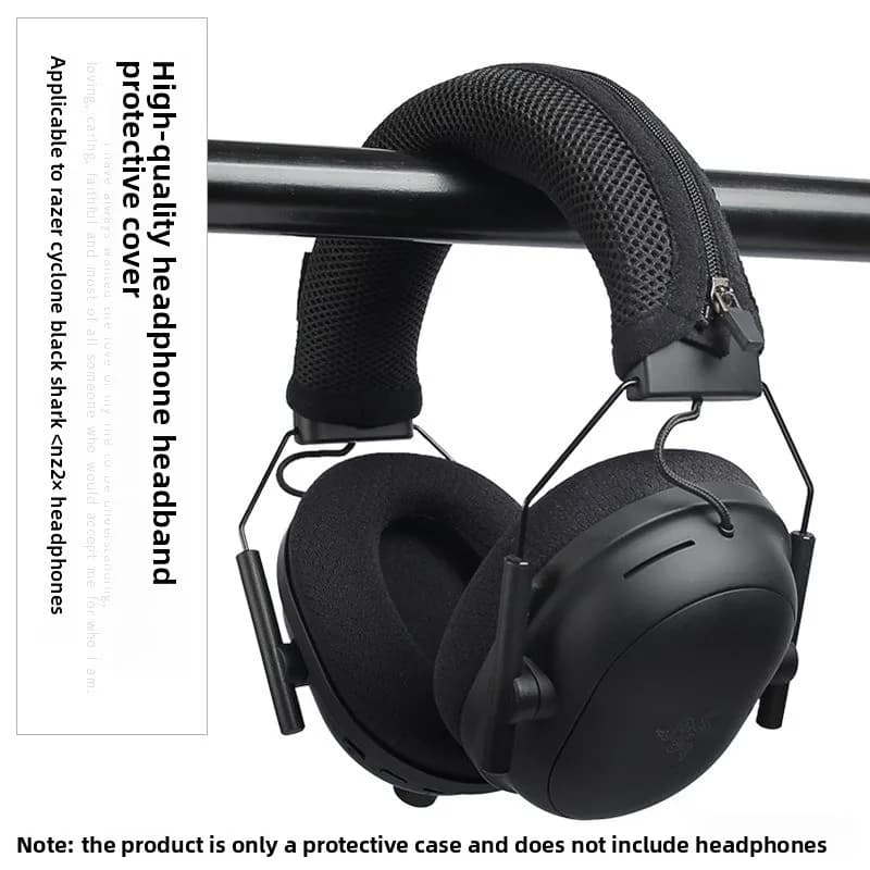 Soft scratch-resistant cover for Razer BlackShark V2/V2X - Durable gaming headset housing