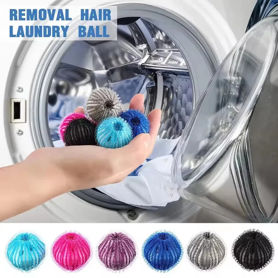 Palline Filtranti per Lavatrice, Rimuovi Peli di Animali Domestici, Palline Galleggianti Riutilizzabili in Nylon per Raccogliere Peli di Cani e Gatti