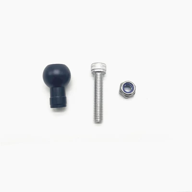 M6 vite 17mm adattatore testa a sfera in alluminio per RAM Garmin Mount moto GPS Phone staffa per auto Insta360 X3 Stand