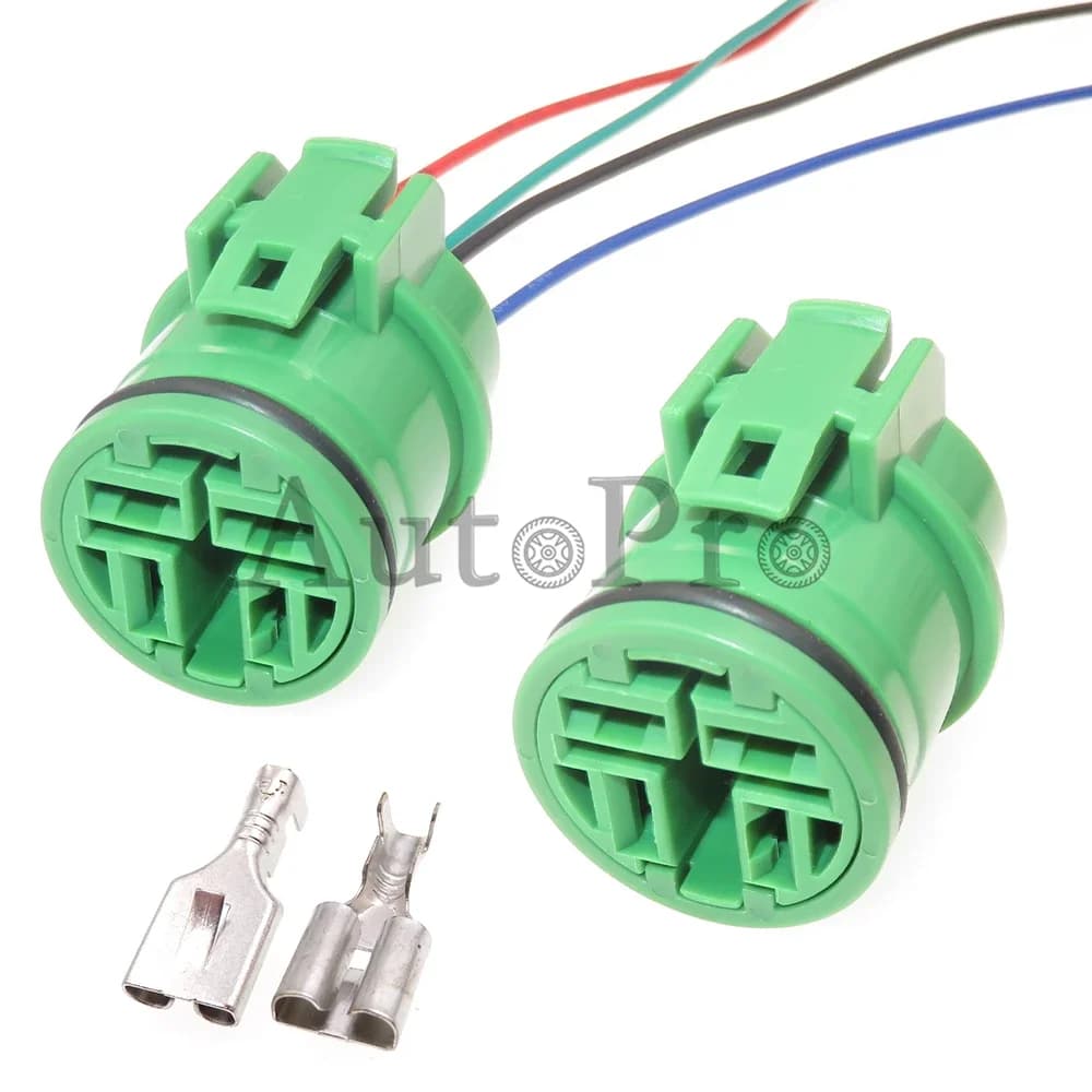 1 Set 4 fori AC Assembly Adattatore automatico Presa di cablaggio ad alta potenza per automobile con terminale Accessori per connettori per modifica auto