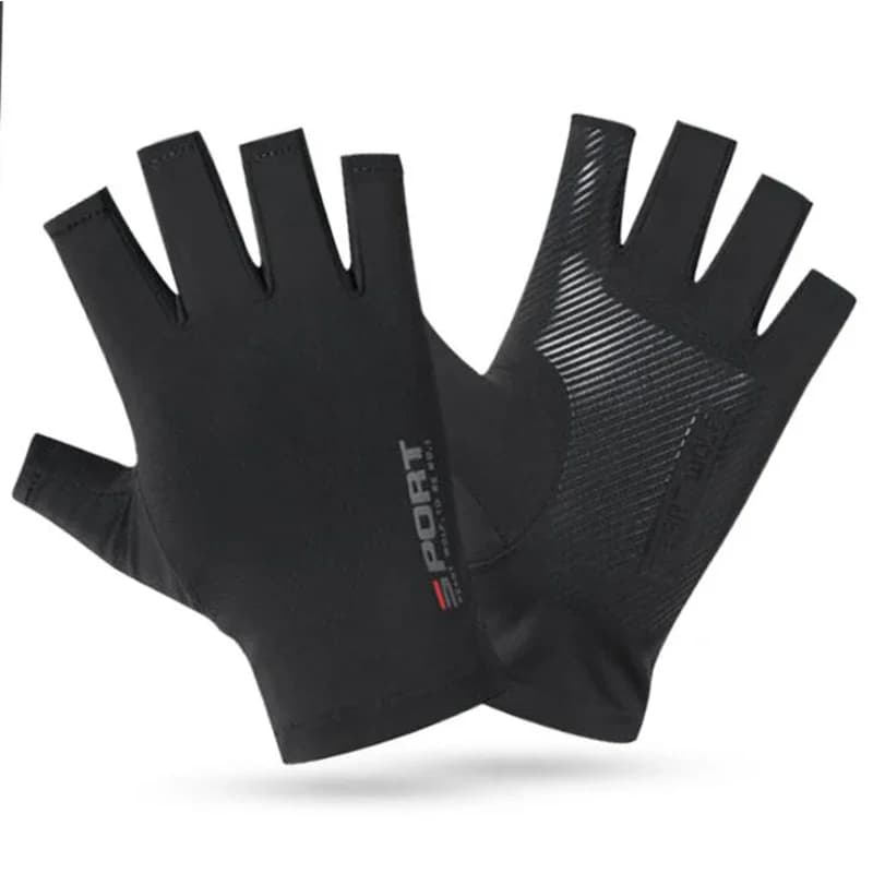 1 pair of cycling gloves half fingers anti-slip gel anti-sudore riding gloves for bicycle mountain bike gloves from road anti-shock for man