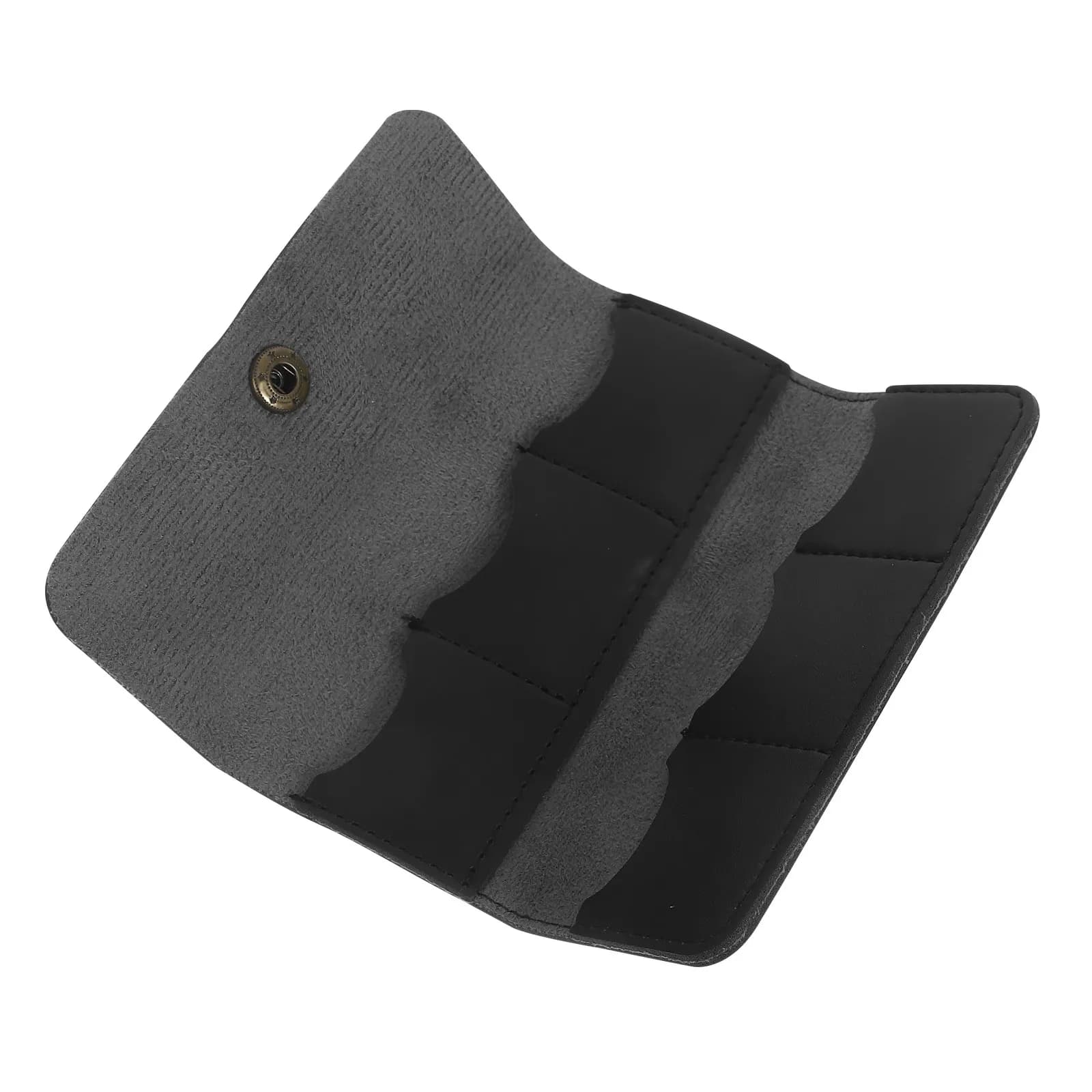 Custodia Porta Plettri per Chitarra in PU, Organizer Compatto Portatile per Plettri di Chitarra Acustica ed Elettrica
